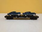 6-17549 023922175601 Lionel Scale Route Flat Car Sedans