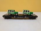 6-36001 023922360014 Lionel Scale Route Flat Car Wagons
