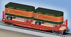 17583 Lionel Kl Great Northern Flatcar Piggyback Trailers Scale Detailed Mint