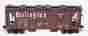 3-rail 181587 8367-2 Atlas O Nib Item 70-ton Covered Hopper Burlington Rd 642988836723