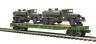 20-92213b 20-92213d Mth Premier Army Flat Car Tank Trucks Road