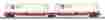 20-95057 Mth Nib Canadian Pacific 2 Car Spine Set W 48ft Containers