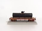 2170 Wood Kit Scale Completed Rutland Flat Car Removable Tank Load