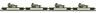 30-7097 Mth Car Flat Set With Scout Cars Railking Gauge Rail