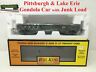 30-72121 Mth Rail King Pittsburgh Lake Erie Gondola Car With Junk