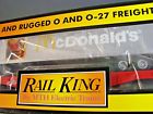 30-76043 Mth New Mint Trains Mcdonalds Flat Car With 658081046730