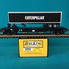 No.30-76146 30-76146 Mth Railking Caterpillar Flat Car
