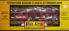 30-76195 Rail King By Mth Santa Fe Auto Carrier Studebakers
