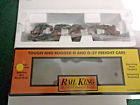 30-71699 30-76199 Mth Rail King Gauge Flat Car With Bettendorf Trucks New