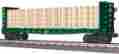 30-76490 Mth O Cnw Bulkhead Flat W Lumber Load 658081329369