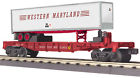 30-76611 Mth Western Maryland Flatcar Trailer Railking 658081372495