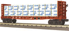 30-76613 Mth Bulkhead Flat Car W-lumber