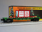 30-76673 Flat Car Lighted Illuminated Decorated Mth Rail King Christmas Flatcar