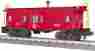 30-77273 Mth O Erie Lackawanna Bay Window Caboose 3-rail Railking C371