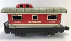31055 Marx Clean Monon Four Wheel Design Metal Caboose With Plastic