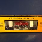 33-7605 Mth Railking Scale Pennsylvania Flat Car Ford Red 658081092072