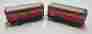 37966 Marx Electric Train 4 Wheel Pennsylvania Merchandise Car Lot Of 2 Litho O 027 Vg