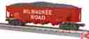 30-75496 4-bay Mth O-27 Hopper Milw