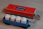 6112-85 5112-85 Lionel Gauge Blue Canister Car White Canisters In Original Box