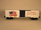 523-1524 Newbraugh Brothers Toys Scale All America Loves Train Box Car