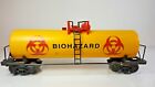 6-16181 Lionel Biohazzard Tank Car With Lighted Warning Lights In Box