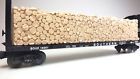 6-16951 Lionel Southern Bulkhead Flatcar With Simulated Wood Load Nib