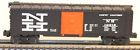 6-19218 Lionel Nh New Haven Black Orange Box Car Metal Wheels
