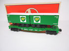 6-26001 Lionel Bp Bitish Petroleum Gas Oil Flat Car New