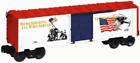 6-26724 Lionel Veterans Day Boxcar Red White Blue Flag 023922267245