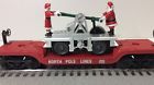 6-26843 Lionel North Pole Flatcar Christmas Santa Motorized Handcar Gauge
