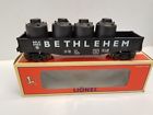 6-26905 Lionel Bethlehem Steel Gondola With Canisters Gauge Free Shipping