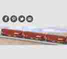 6-27189 Lionel Bnsf Aluminum Acf 3-bay Hopper 3 Pack Rare Up Csx Ns