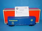 27265 6 - Lionel Virginian Boxcar With Box Load