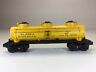 6-36109 Lionel Alaska Railroad Tank Car Yellow Scale 023922361097