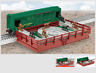 6-36855 Lionel Great Western Horse Car With Corral Fastrack New