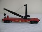 6-36872 Lionel Vintage Trains Mkt Katy Flat Car Derrick Boom Crane