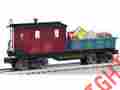 6-82512 Lionel The Polar Express Work Caboose With Presents O Gauge 023922825124