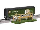 6-83252 Lionel Trains Gold Metal Operating Milk Car Gauge Nib