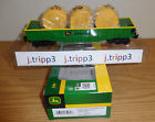 6-84482 Lionel John Deere Farm Gondola Car Hay Bails Toy Train