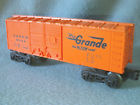 6-9044 Lionel Rio Grande Box Car Trains Hobbies Christmas