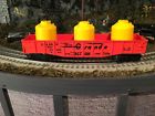 6-9131 Lionel Rio Grande Gondola Yellow Canisters Original Box