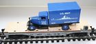 61-02602 Geller Toy Trains Lionel Style Us Navy Flat Car With