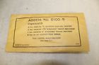 6100-5 Lionel Postwar Envelope For Race Set