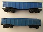 6112-66 Lionel Gondola Cars Blue Unmarked