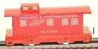 614333 Hafner Overland Flyer Chicago Northwestern Red Metal Wheel Caboose