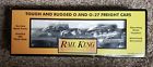 620156 Mth Rail King Tough And Rugged Auto Transport Flatcar Ertl