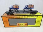 069432 658081 Mth Rail King Flat Car With Two Usps