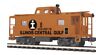 20-91640 658081413143 Mth Train Premier Illinois Central Gulf Caboose For