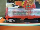 81986 Lionel O Gauge Christmas Holiday Freight Tank Car Trains Beautiful Merry Wish Free Catalog New
