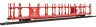 910-8001 Walthers Mainline Ho Open Auto Rack Santa Fe Atsf
